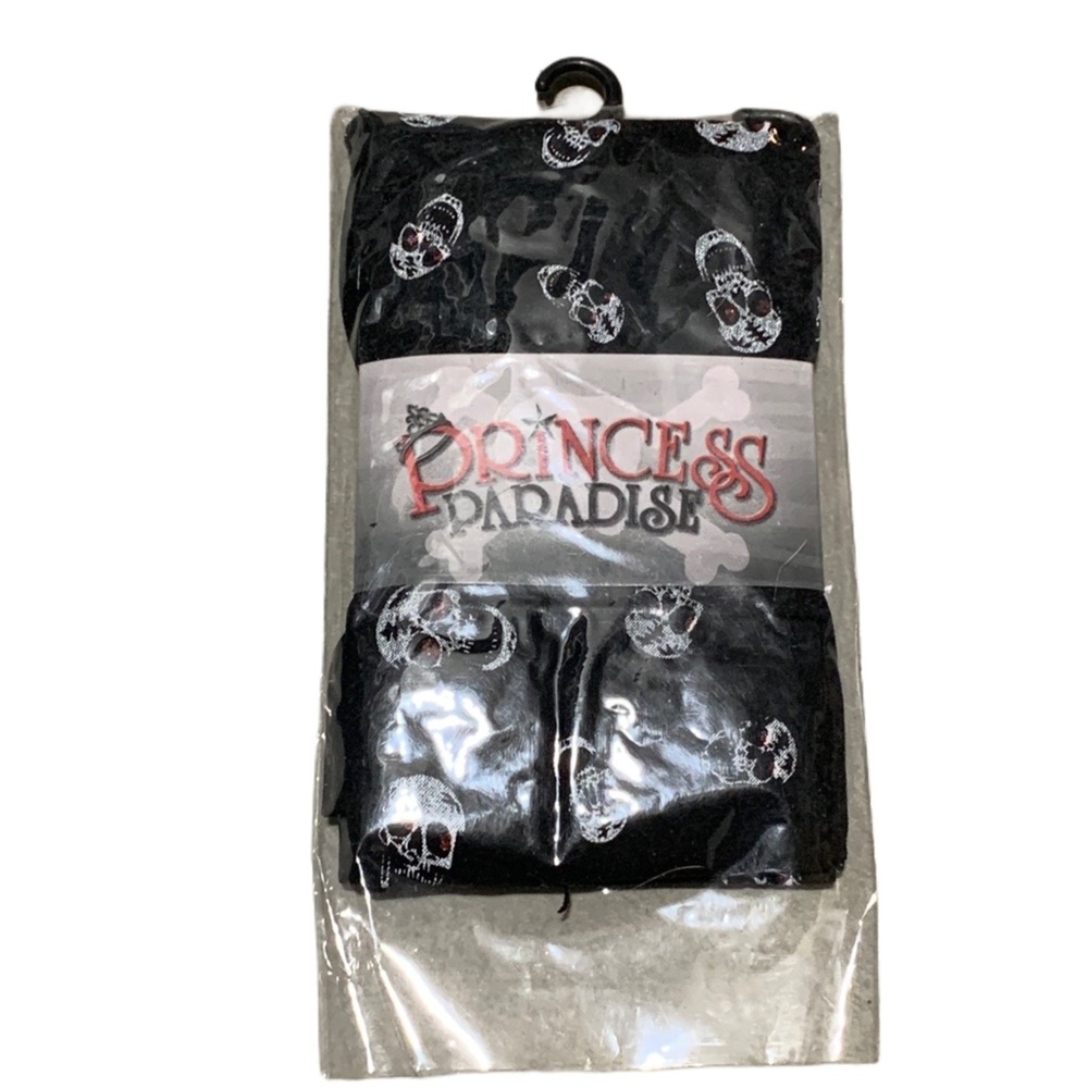 Princess Paradise Skull Print Goth Full Length Tights